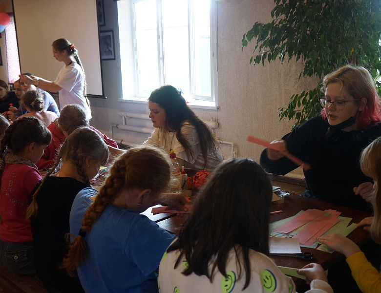 Мастер-класс для юных гостей из Луганской народной республики